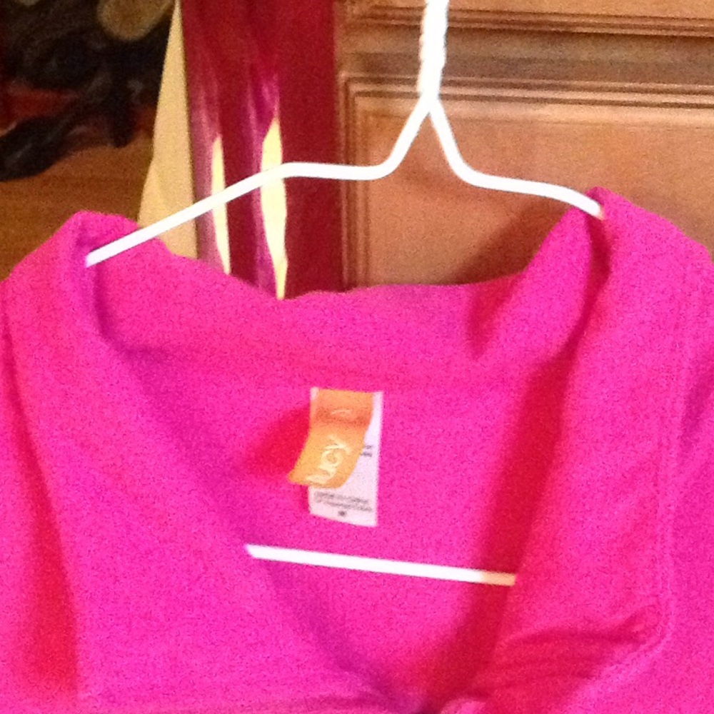 Lucy athletic jacket- hot pink